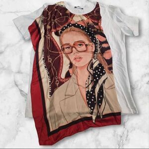 Zara Bandana Short Sleeve Size Medium